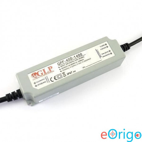 GLP GPF-40D-1400 18~30V 42W 1400mA IP67 LED tápegység