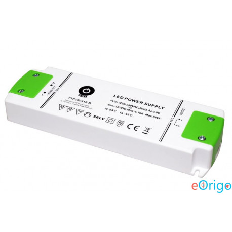 POS Power FTPC50V12-D 12V/4.16A 50W IP20 szabályozható LED tápegység POS Power FTPC50V12-D 12V/4.16A 50W IP20 szabályozható LED tápegység