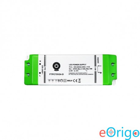 POS Power FTPC75V24-D 24V/2.5A 75W IP20 szabályozható LED tápegység POS Power FTPC75V24-D 24V/2.5A 75W IP20 szabályozható LED tápegység