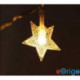 IRIS Csillag alakú fix fényű/3m/meleg fehér/10db LED-es USB-s fénydekoráció (152-05)