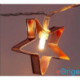 IRIS Csillag+szív alakú fém/4m/meleg fehér/20db LED-es/USB-s fénydekoráció (240-14)