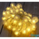 IRIS Zúzmara alakú 3cm/5m/meleg fehér/50db LED-es/3xAA elemes fénydekoráció (314-08)