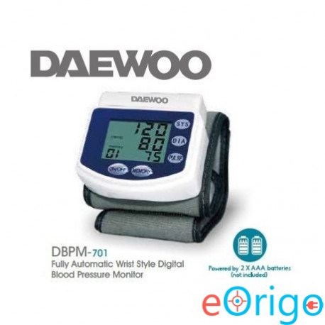 Daewoo DBPM-701 csuklós vérnyomásmérő