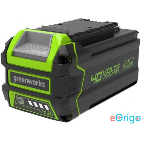Greenworks G40B4 akkumulátor 40V, 4Ah, Li-Ion (2927007-GW) Greenworks G40B4 akkumulátor 40V, 4Ah, Li-Ion (2927007-GW)