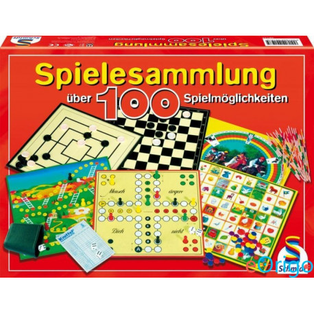 Schmidt Spielesammlung/100 Spiele társasjáték készlet (49147 / 2485-183)