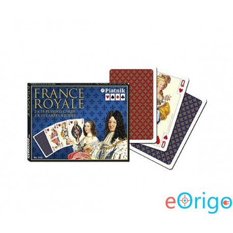 Piatnik Luxus römi kártya France Royale minta 2x55 lap (214240)