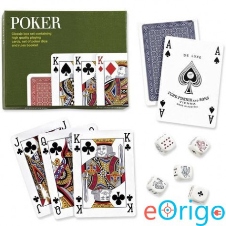 Piatnik Póker kártya és kockakészlet (255731)
