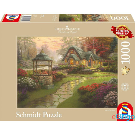 Schmidt Make a Wish Cottage, Thomas Kinkade 1000db-os puzzle (58463) (15185-184)