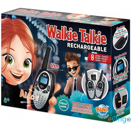 Buki Walkie Talkie tölthető akkumulátorral (BUKITW02)