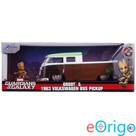 Jada Toys Marvel : Groot Figura és Volkswagen Bus1963 (253225013)