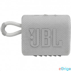 JBL Go 3 vízálló hordozható Bluetooth hangszóró fehér (JBLGO3WHT)