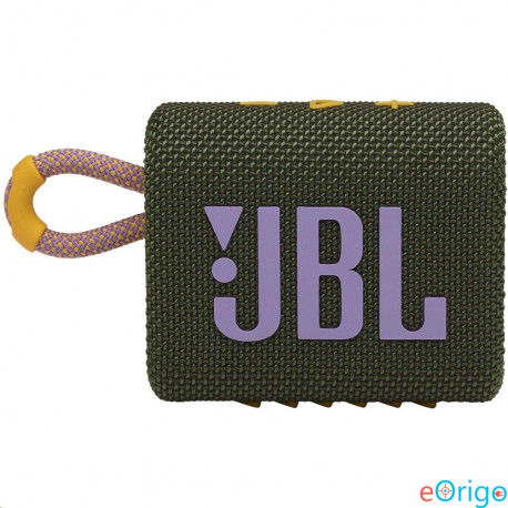 JBL Go 3 vízálló hordozható Bluetooth hangszóró zöld (JBLGO3GRN)