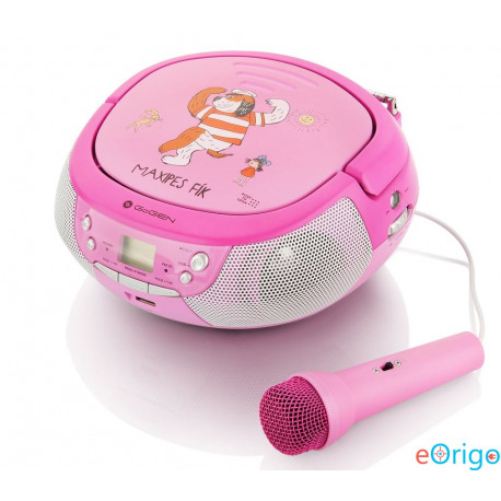 GOGEN GOGMAXIPREHRAVACP gyermek rádió CD/MP3/USB funkcióval rózsaszín