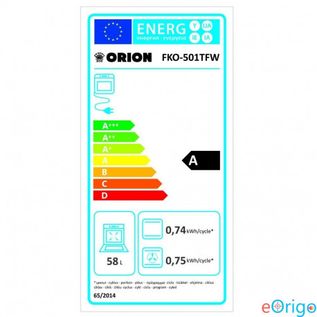 Orion FKO-501TFW gáztűzhely