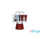 Bialetti mini Express Magrite 2 személyes kávéfőző szett vörös (1406/MR)