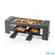 Nedis Gourmet raclette 2 személyes grillsütő (FCRA210FBK2)