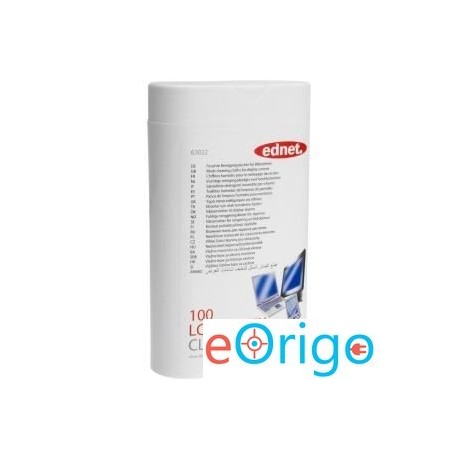 Ednet LCD törlőkendő 100db