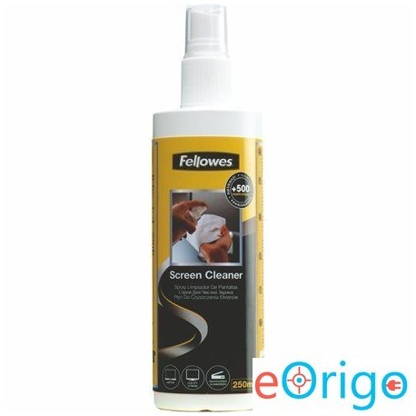 Fellowes Tisztítófolyadék képernyőhöz pumpás 250 ml Fellowes Tisztítófolyadék képernyőhöz pumpás 250 ml