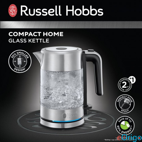 Russell Hobbs 24191-70 Compact Home üveg vízforraló