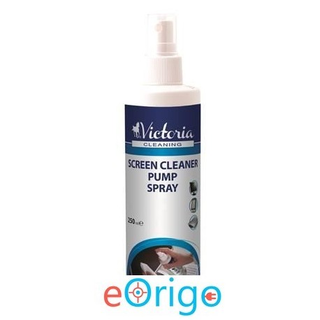 Victoria Tisztítófolyadék, képernyőhöz, antisztatikus, pumpás, 250 ml Victoria Tisztítófolyadék, képernyőhöz, antisztatikus, pumpás, 250 ml