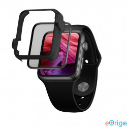 FIXED 3D Full-Cover Apple Watch 42mm edzett üveg kijelzővédő fekete (FIXG3D-435-BK)