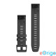 Garmin óraszíj Fenix 6 solar 22mm szilikon szürke (010-12863-22)