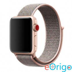Mybandz Apple Watch 42/44mm szövet óraszíj rózsaszín-homokszínű(APW422800)