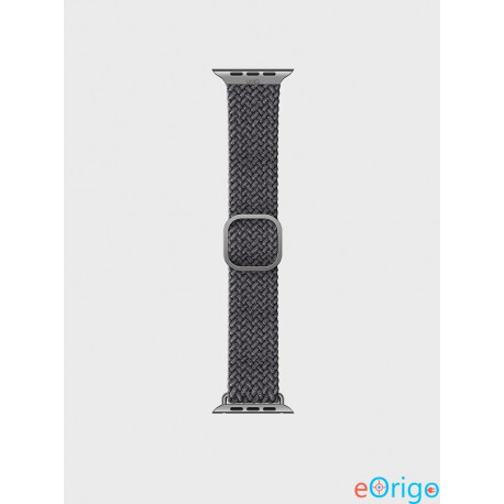 Uniq Aspen Apple Watch 42/44mm fonott szíj szürke (55768)