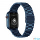 Xpro 121376 Apple Watch 42mm/44mm rozsdamentes vastag acél szíj kék