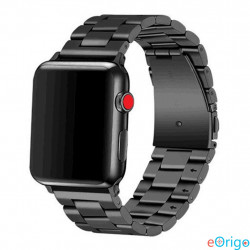 Xpro Apple Watch 38/40mm vastag acél szíj fekete (116221)
