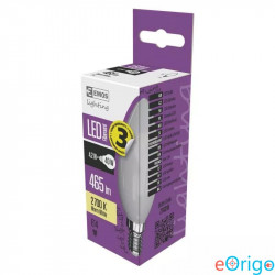 Emos LED fényforrás filament gyertya E14 4.2W melegfehér (Z74216)