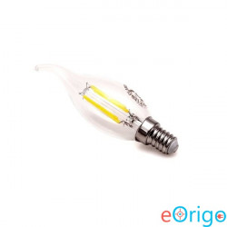 Iris Lighting Filament Bulb Longtip FLCT35 4W/4000K/360lm aranyszínű gyertya E14 LED fényforrás (ILBLE14FLCT354W4000K)
