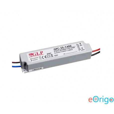 GLP GPCP-35-1400 33.6W 12+24V/1400mA IP67 LED tápegység GLP GPCP-35-1400 33.6W 12+24V/1400mA IP67 LED tápegység