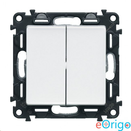 Legrand Valena Life kettős váltókapcsoló 10 AX fehér (752108)