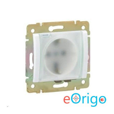 Legrand Valena 2P+F csatlakozóaljzat csapófedéllel, fehér, süllyesztett (774422) Legrand Valena 2P+F csatlakozóaljzat csapófedéllel, fehér, süllyesztett (774422)