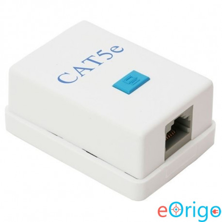 VEZ Fali aljzat, Cat5e, UTP, RJ45, árnyékolatlan, fehér (05384) VEZ Fali aljzat, Cat5e, UTP, RJ45, árnyékolatlan, fehér (05384)