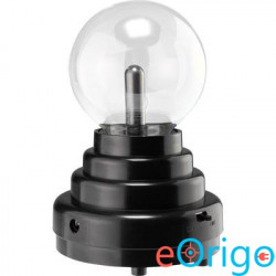 Effektlámpa, mini plazmagömb, fekete, Basetech 1613070