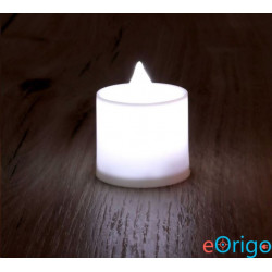 IRIS Gyertya alakú fix fényű LED-es fehér fénydekoráció 4db/csomag (015-06)