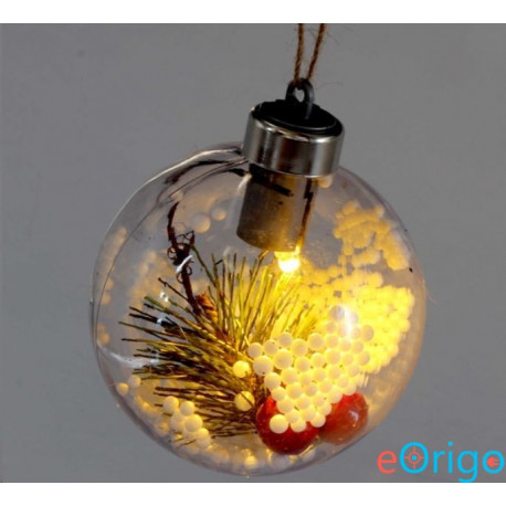 IRIS Gömb alakú /E/ 8cm meleg fehér műanyag-akril LED-es fénydekoráció (301-01) IRIS Gömb alakú /E/ 8cm meleg fehér műanyag-akril LED-es fénydekoráció (301-01)