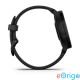 Garmin vívomove Sport fekete szilikon szíjjal szürke órakerettel (010-02566-00)