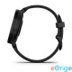 Garmin vívomove Sport fekete szilikon szíjjal szürke órakerettel (010-02566-00)