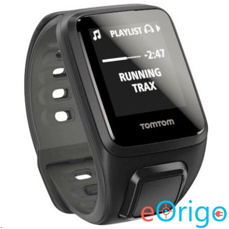 TomTom Runner 2 Cardio Music GPS okosóra vékony fekete-antracit (1RFM.001.06)