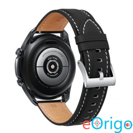 Mybandz fekete bőrszíj ezüst csattal 20mm (20SKU4561) Mybandz fekete bőrszíj ezüst csattal 20mm (20SKU4561)