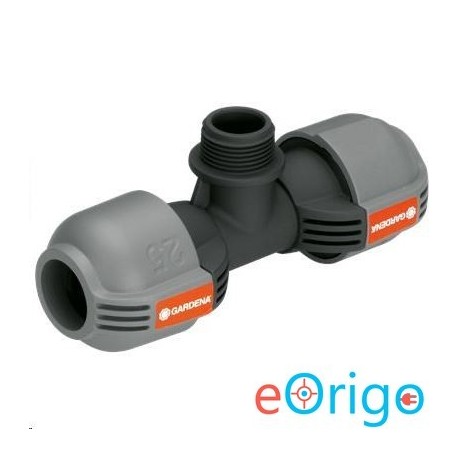 Gardena 2787-20 T-elem 25 mm x 3/4' külső menettel Gardena 2787-20 T-elem 25 mm x 3/4' külső menettel