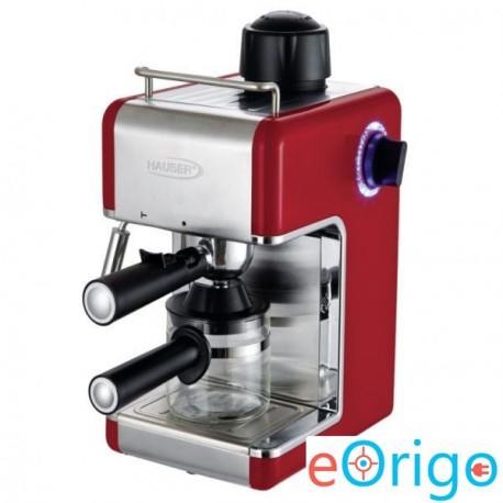 Hauser CE-929 eszpresszó kávéfőző ezüst-bordó Hauser CE-929 eszpresszó kávéfőző ezüst-bordó
