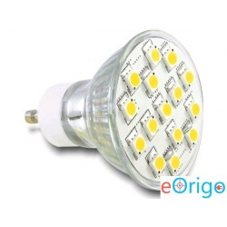 Delock DL46188 GU10 LED fényforrás 15 SMD 5050 LED 3.5W meleg fehér