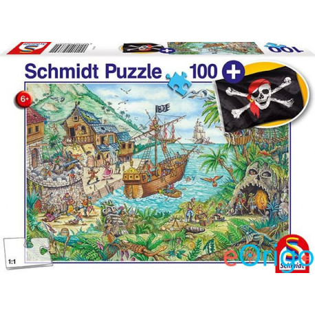 Schmidt Pirate cove (pirate flag) 100db-os puzzle (56330)