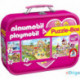 Schmidt Playmobil 2x60, 2x100 db Puzzle Box - Fém kofferben rózsaszín