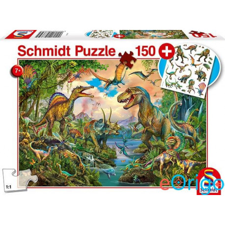 Schmidt Wild dinosaurs (tattoo) 150db-os puzzle (56332)
