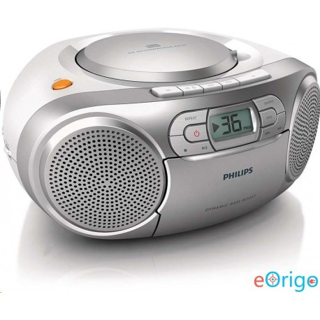 Philips AZ127/12 hordozható CD lejátszó ezüst